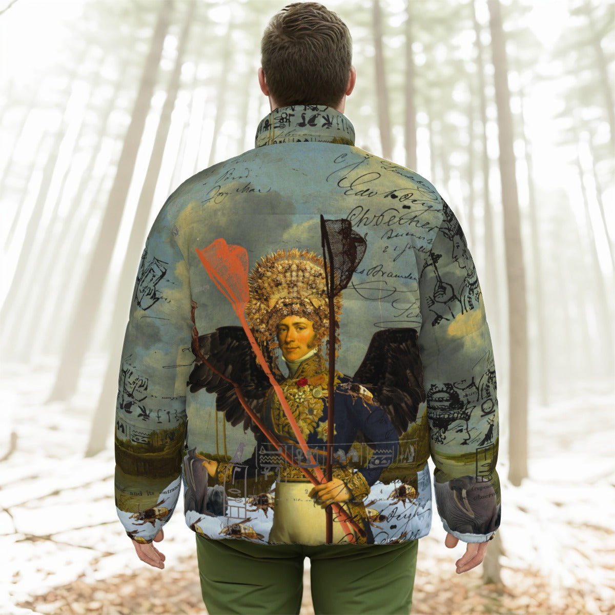 THE YOUNG KING ALT. 2 II All-Over Print Unisex Stand-up Collar Down