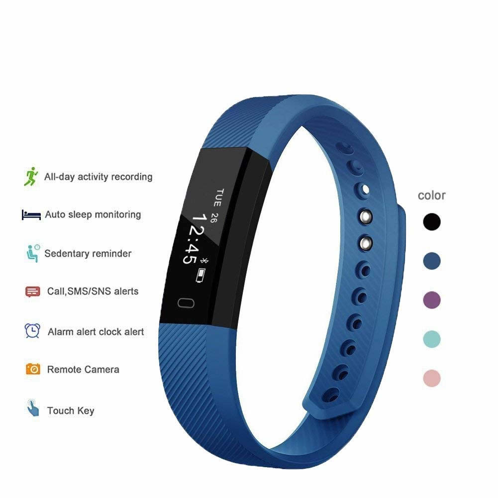 SmartFit Slim Activity Tracker Smart Watch – Sleep Monitor, Pedometer, iOS & Android