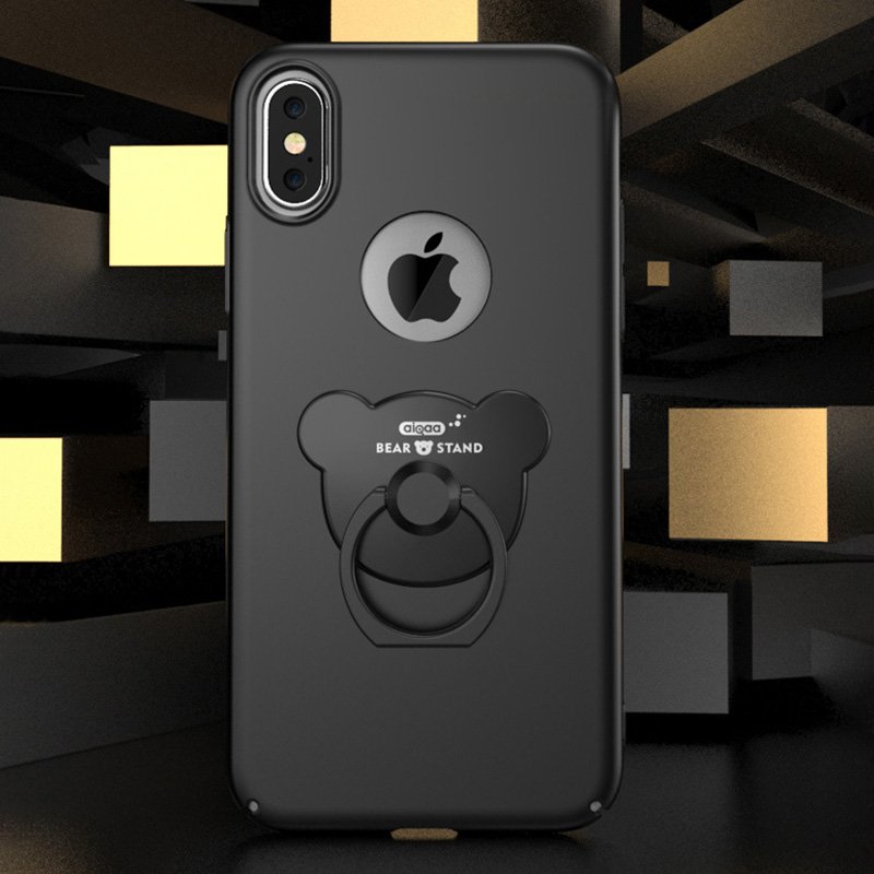 iPhone X Case with Ring Holder – Slim Anti-Slip Protective Cover