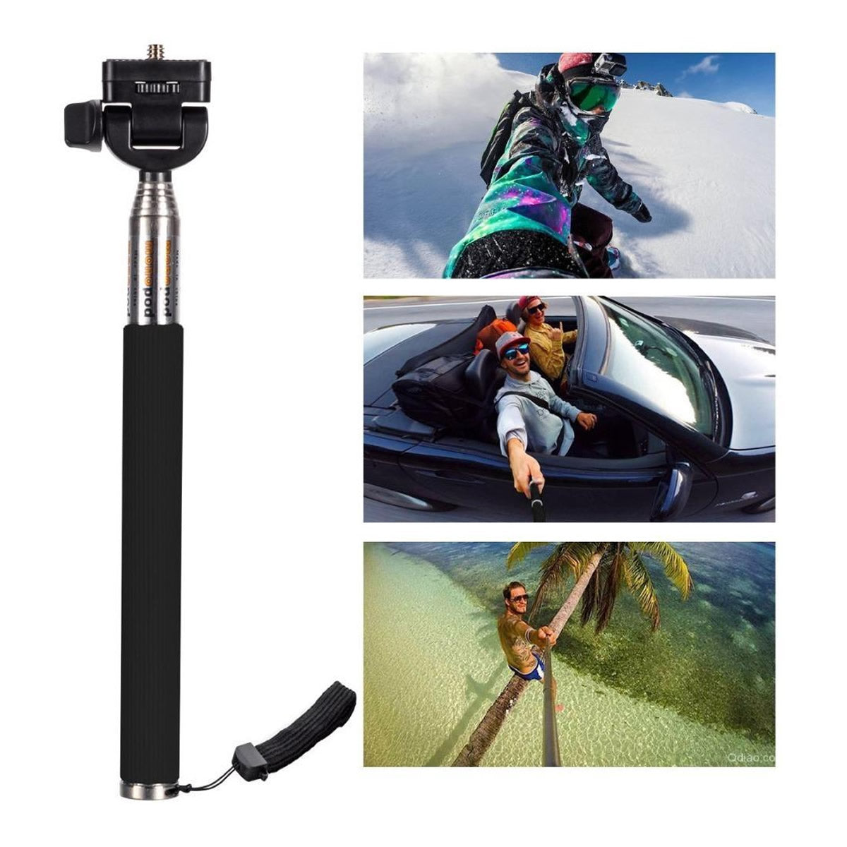 Smartphone Camera Lens Kit 11-in-1 – Wide Angle, Macro, Fisheye, 8x Zoom + Selfie Stick