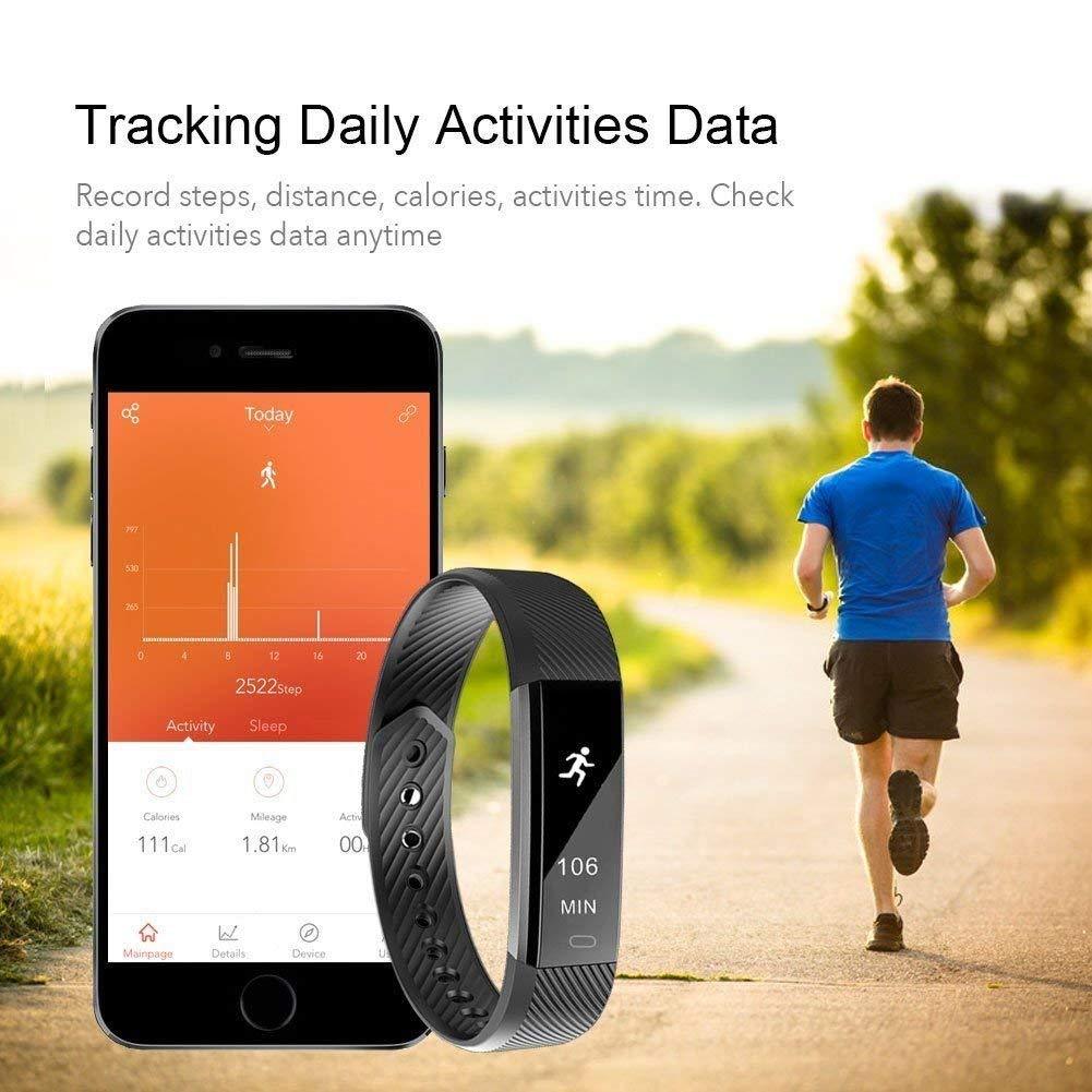 SmartFit Slim Activity Tracker Smart Watch – Sleep Monitor, Pedometer, iOS & Android