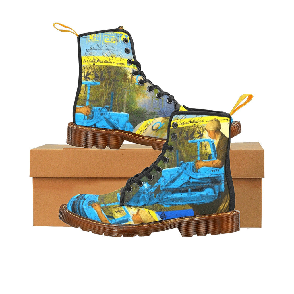 MOTHER AND CHILD I Women’s All Over Print Fabric High Boots