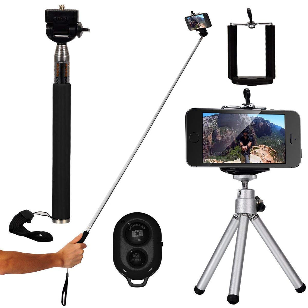 Smartphone Camera Lens Kit 11-in-1 – Wide Angle, Macro, Fisheye, 8x Zoom + Selfie Stick