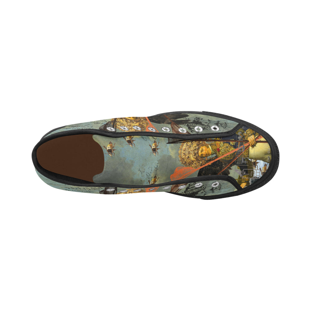 THE YOUNG KING ALT. 2 II Men's All Over Print Canvas Sneakers