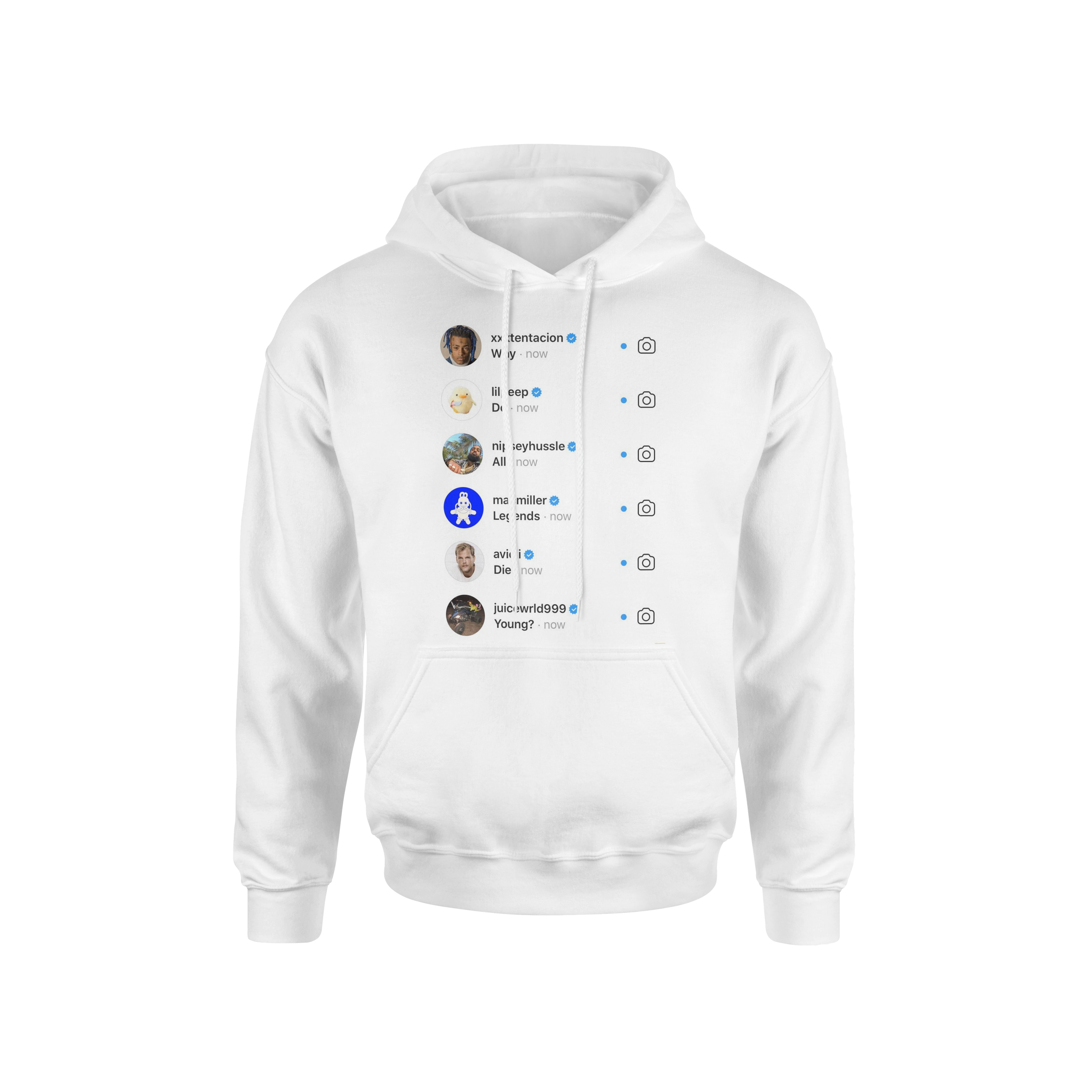 "Why do all legends die young?" hoodie