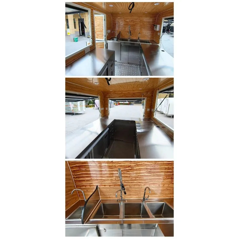 Top Selling Mobile Kitchen Food Carts and Food Ice Cream Pizza Coffee Trailer Truck Hot Sale