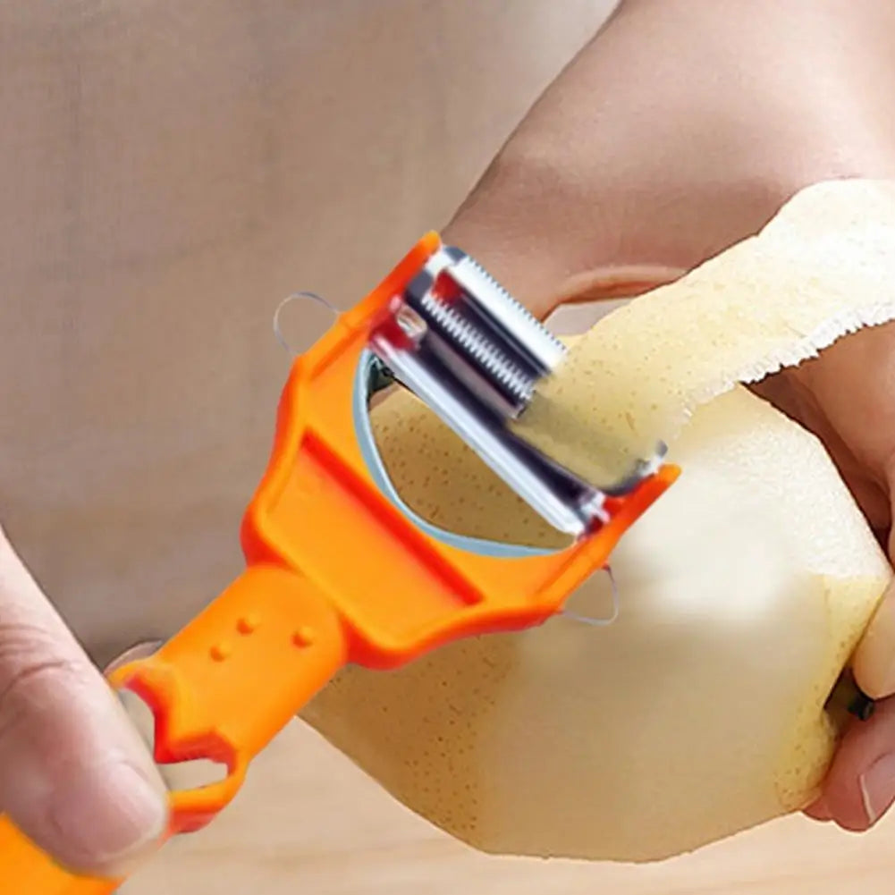 Cocororo Peeler Fruit And Vegetable Peeler Multifuncional Doble Strips For Potato Orange With Juicer And Potato Zest Peeler
