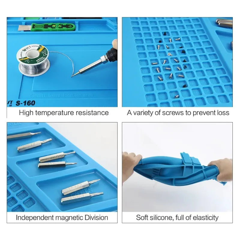 Electronic Repair Pad Motherboard IC Thickened Magnetic Anti-slip