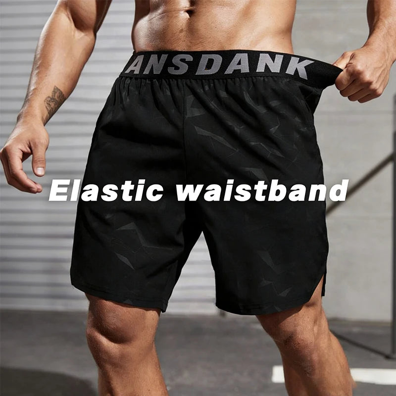 Men Running Shorts Summer Sportswear Male Football Clothing Gym