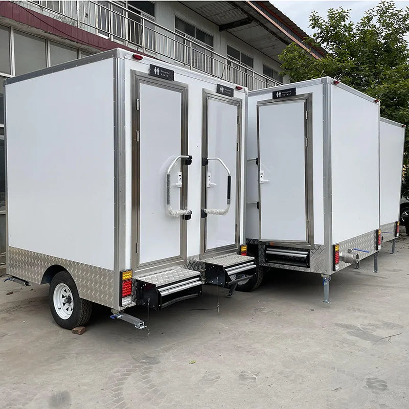 Hot Selling  Portable Toilet Trailer for Park Camping and Modern Design Outdoor Activities Mobile Toilet