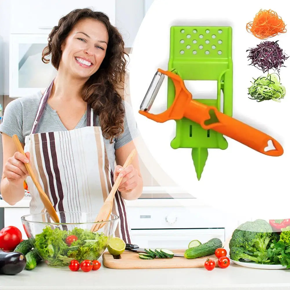 Cocororo Peeler Fruit And Vegetable Peeler Multifuncional Doble Strips For Potato Orange With Juicer And Potato Zest Peeler