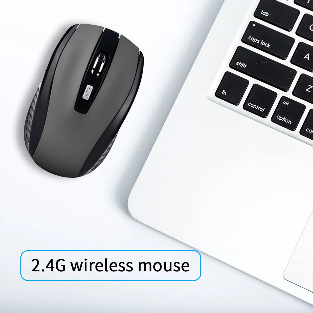 2.4G Wireless Mouse 2.4Ghz Gaming Mouse 6D Optical Wireless Mouse Slim