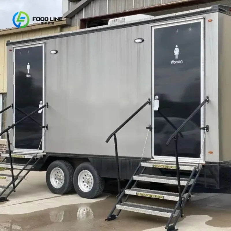 Hot Selling  Portable Toilet Trailer for Park Camping and Modern Design Outdoor Activities Mobile Toilet