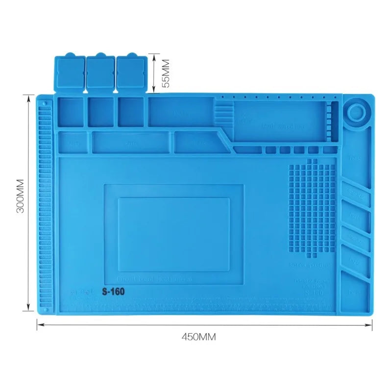 Electronic Repair Pad Motherboard IC Thickened Magnetic Anti-slip