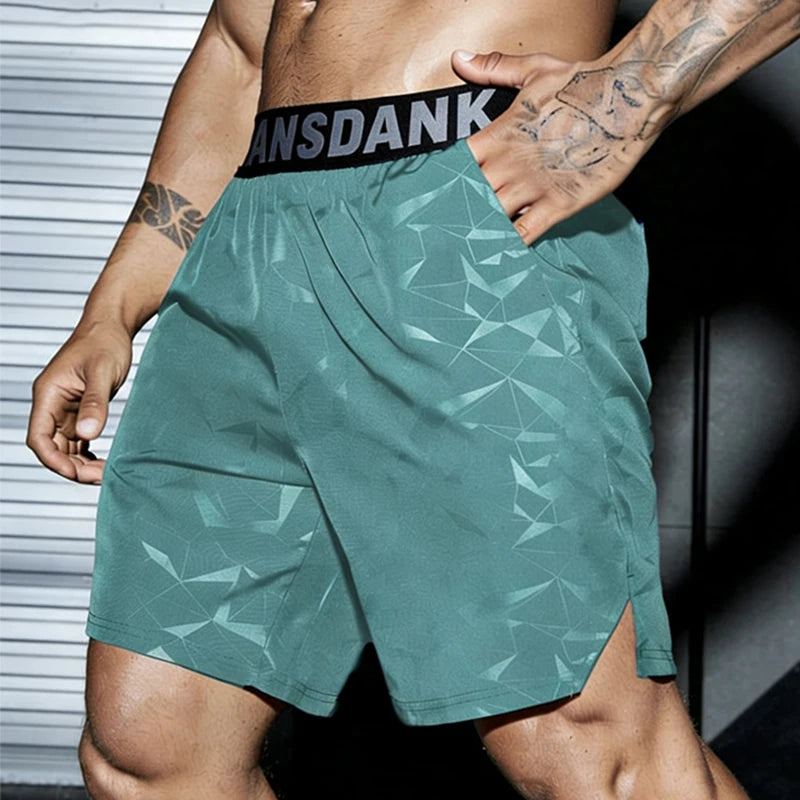 Men Running Shorts Summer Sportswear Male Football Clothing Gym