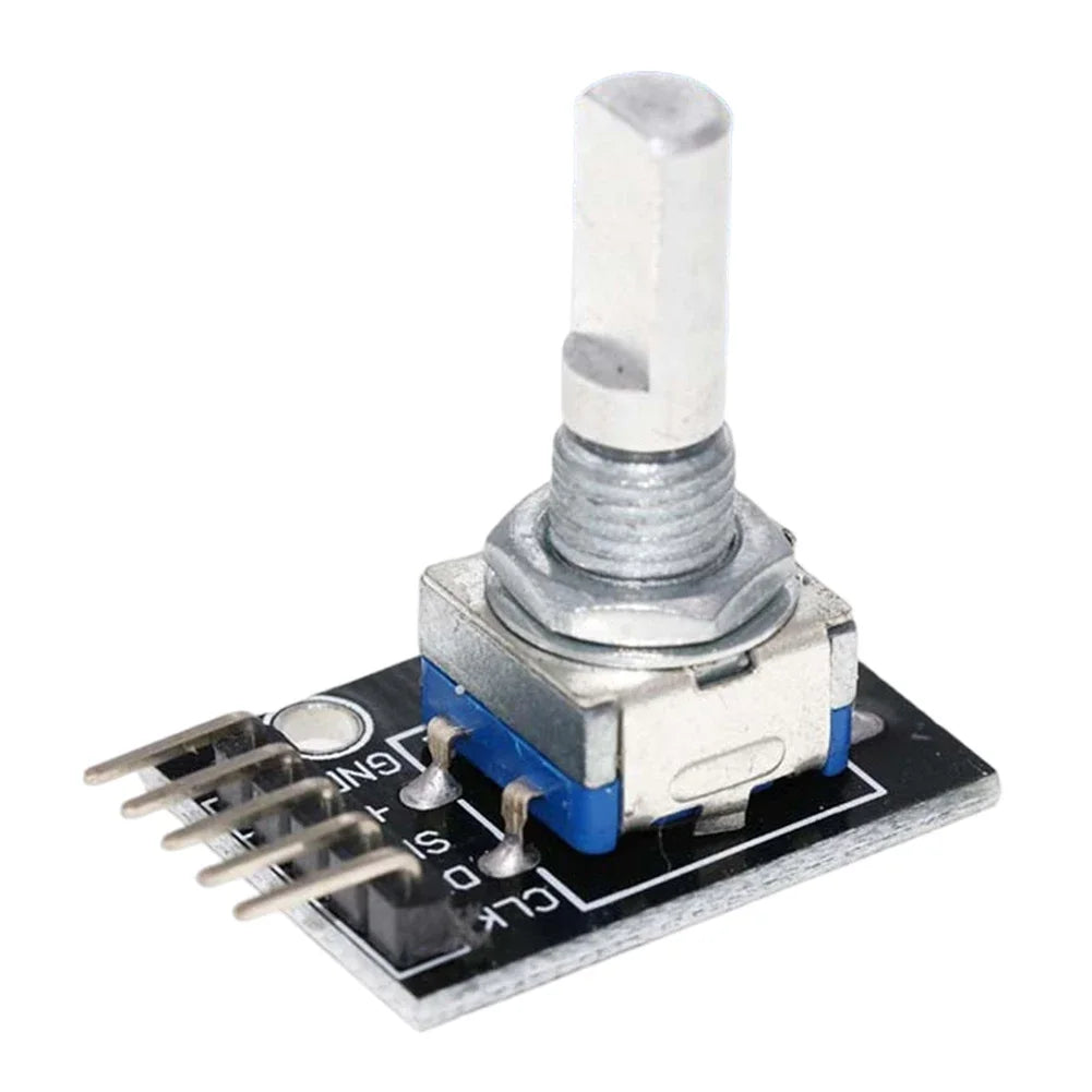 1-8PCS KY-040 360 Degrees Rotary Encoder Module with Knob Cap 5V Brick Sensor Switch Development Board Module for Arduino