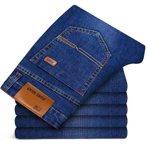 2026 New Style Business Men's Jeans Casual Straight Stretch Fashion