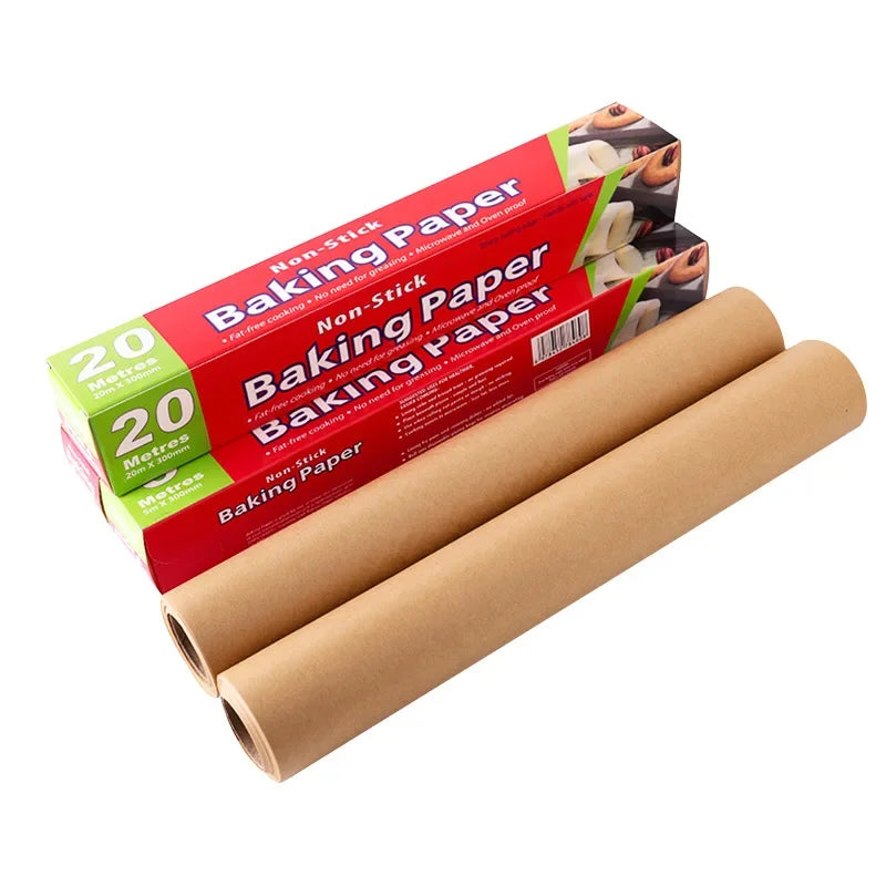 Parchment Paper Baking Sheets, Non-Stick Precut Baking Parchment, for Baking Grilling Air Fryer Steaming Bread Cup Cake Cookie