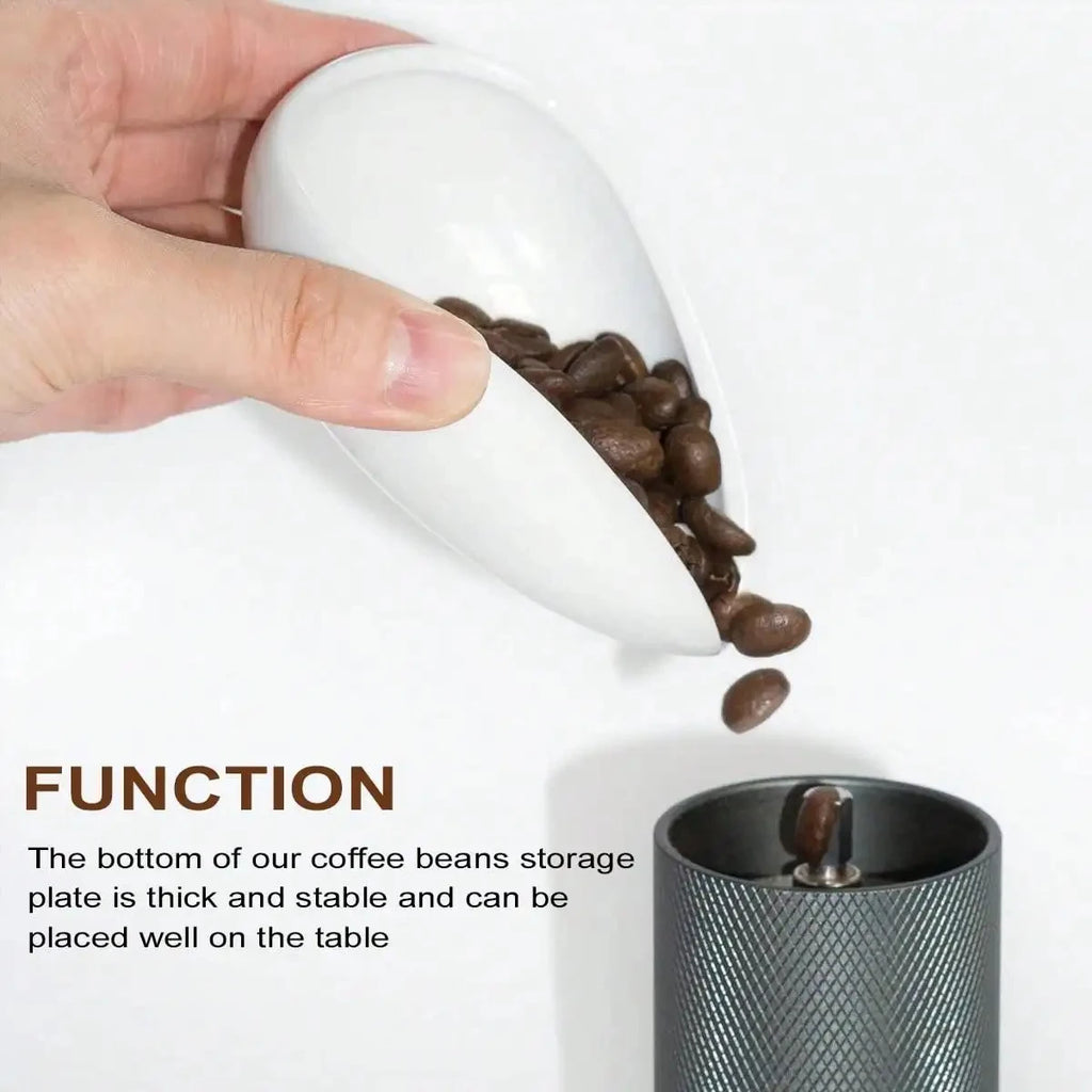Leeseph Coffee Beans Dosing Cup, Pure White Ceramic Tea&Coffee Beans Vessel, Ceramic Dosing Vessel fit Coffee or Tea, Best Gift