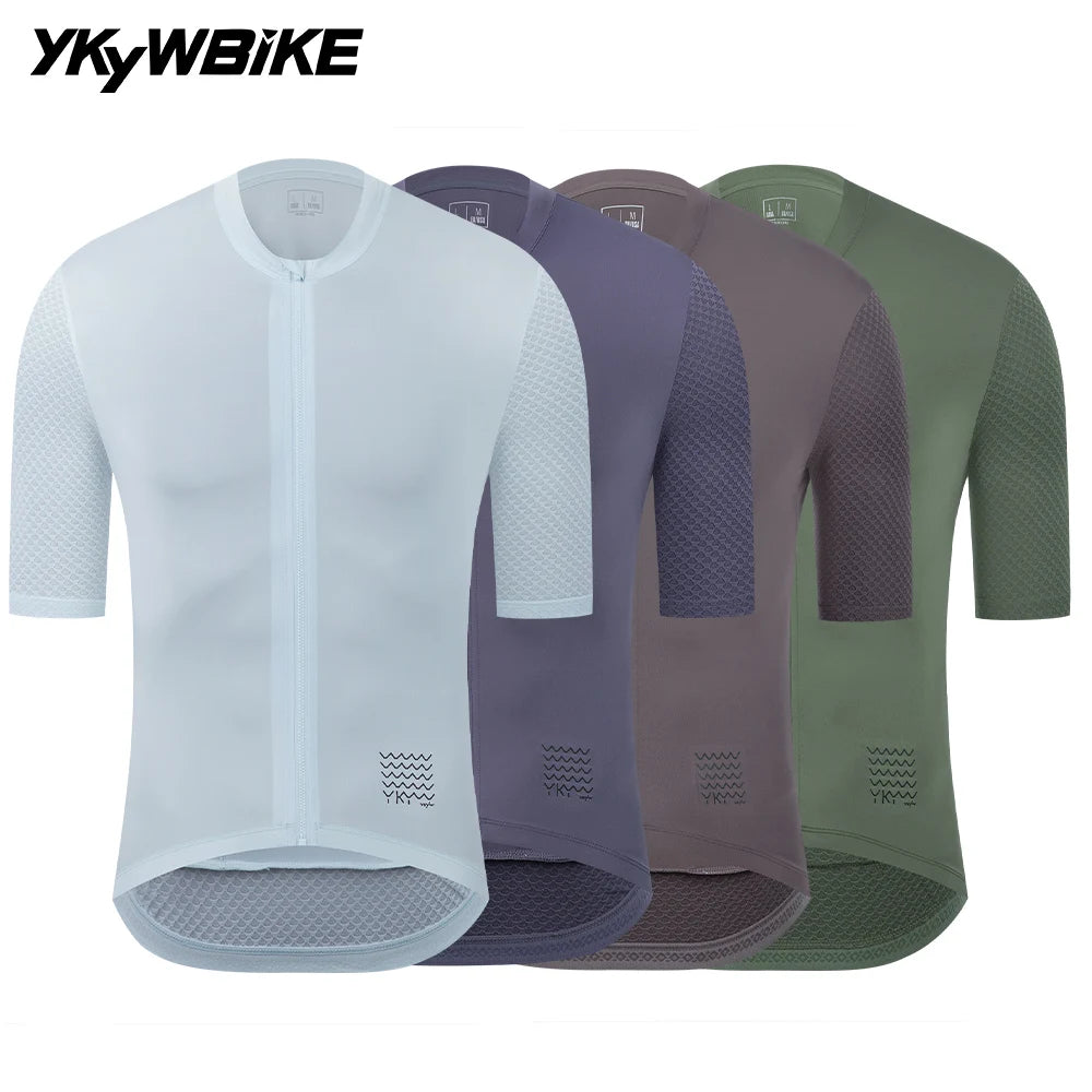 YKYWBIKE Men's Classic Cycling Jersey Summer Bicycle Pro Team Short