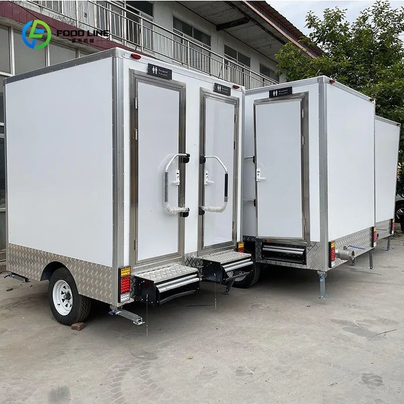 Hot Selling  Portable Toilet Trailer for Park Camping and Modern Design Outdoor Activities Mobile Toilet