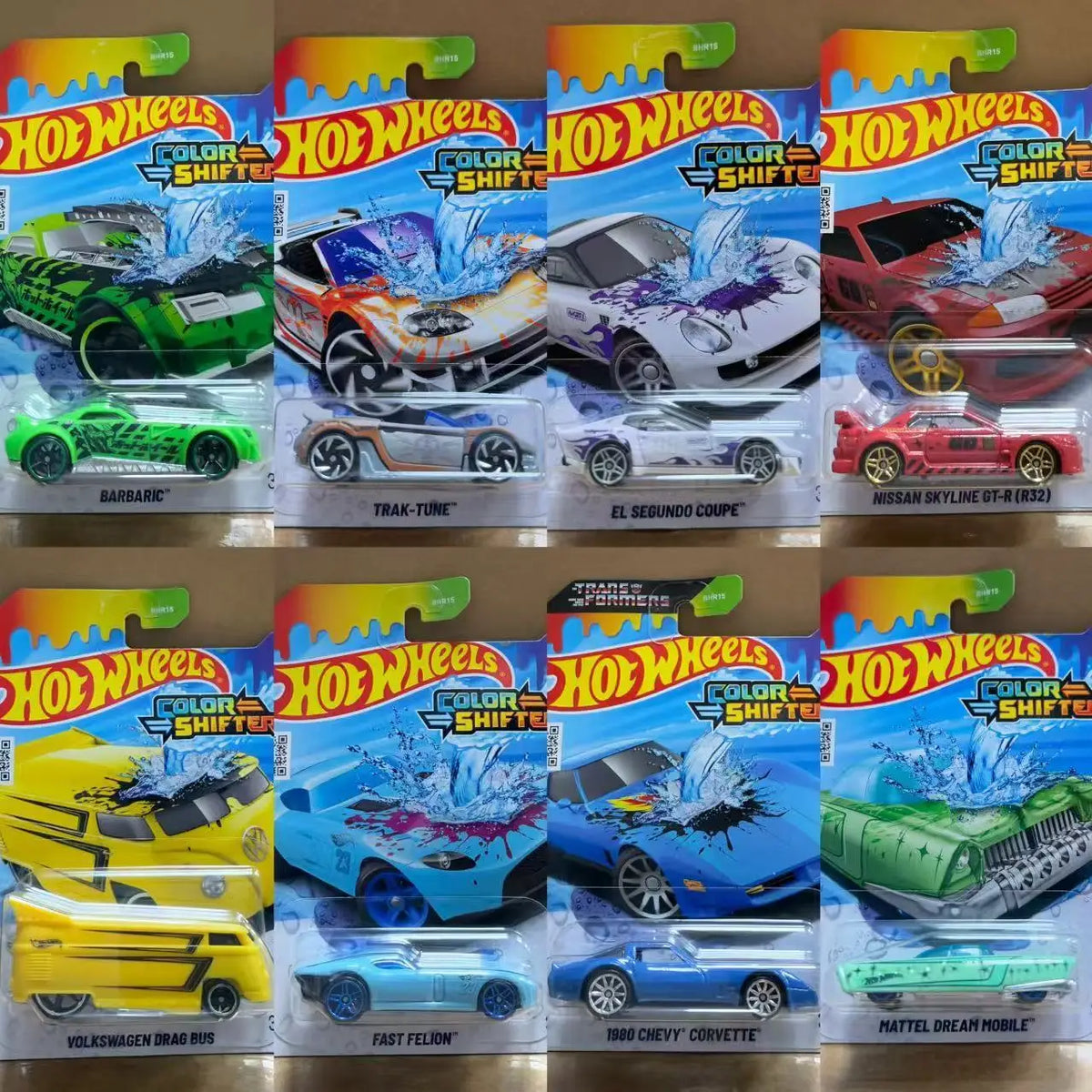 New Hot Selling Stock  Arrival Hot Wheels Temperature Sensitive Color Changing Series Car Model Toy For Desktop Toys Gifts
