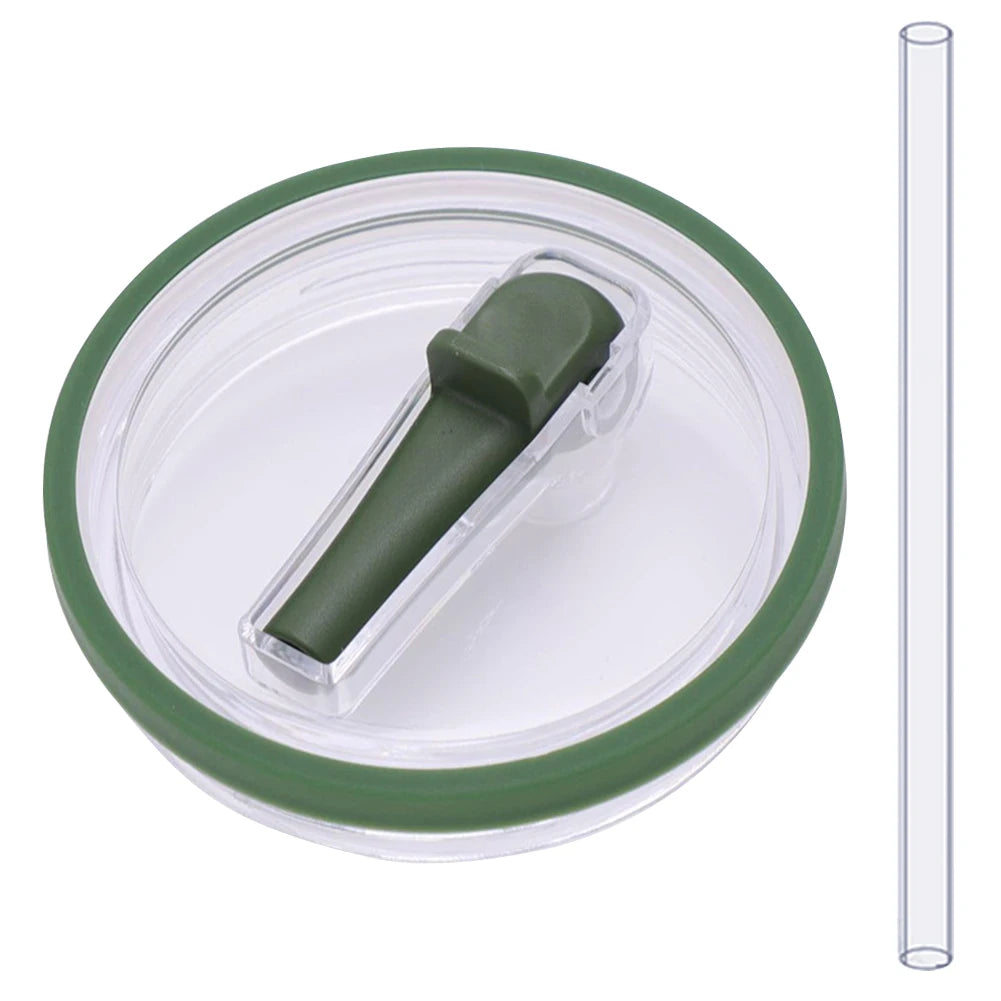 40Oz Tumbler Flip Straw Lid Replacement Spill Proof Resistant Tumbler Lid Reusable Spray Proof Tumbler Cover for stanley Cug