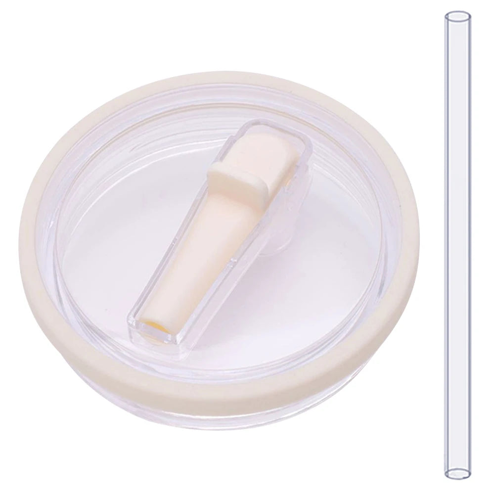 40Oz Tumbler Flip Straw Lid Replacement Spill Proof Resistant Tumbler Lid Reusable Spray Proof Tumbler Cover for stanley Cug
