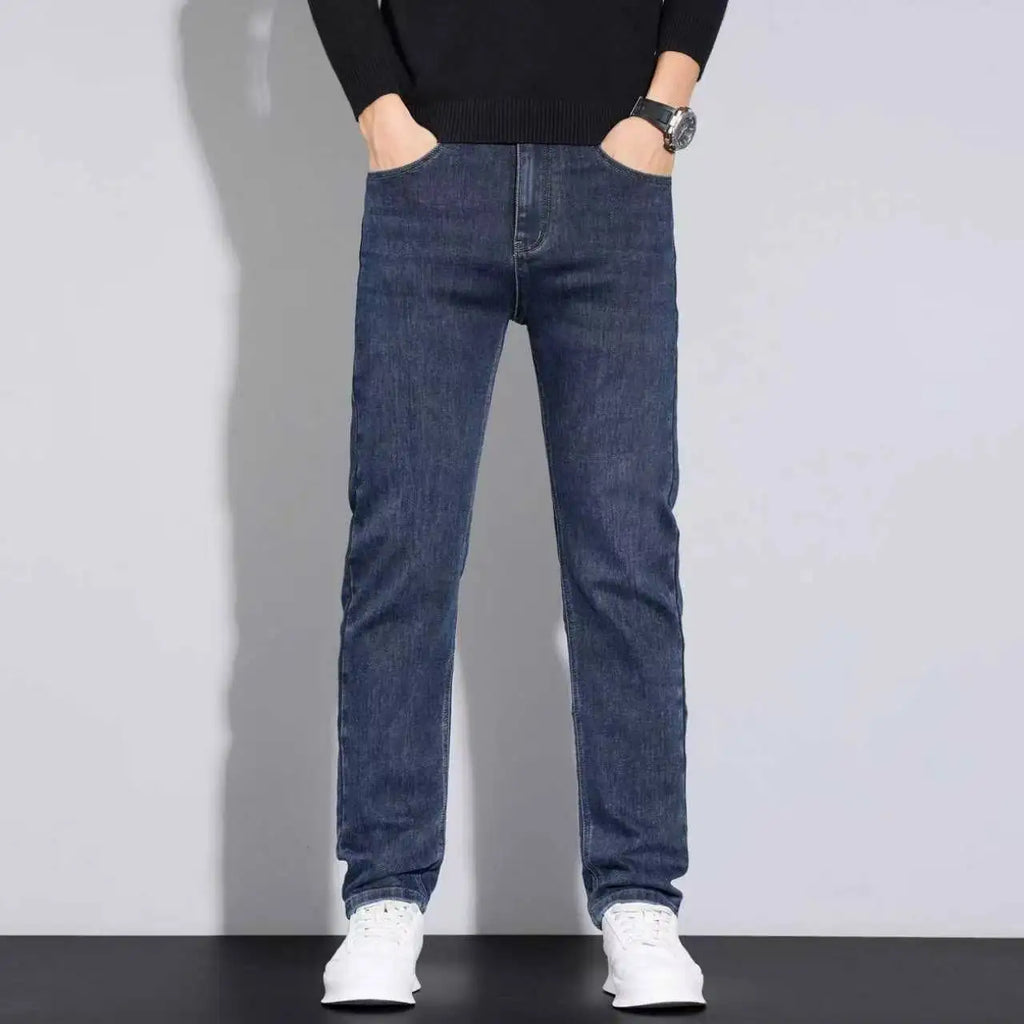 2026 New Style Business Men's Jeans Casual Straight Stretch Fashion