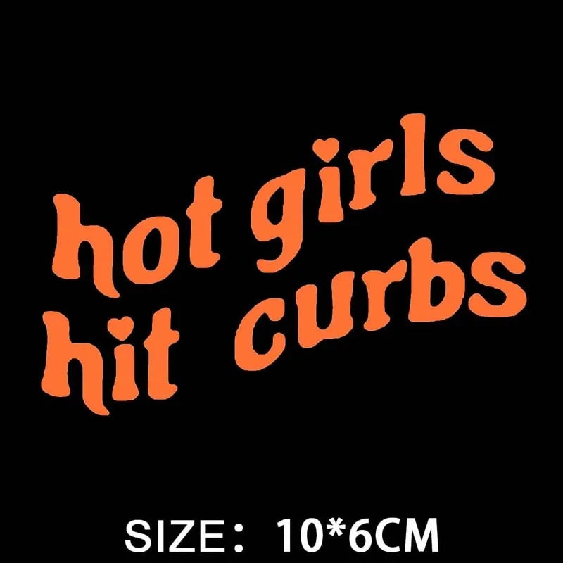 Hot Girl Collection includes 1 piece of roadside car sticker, car accessories, and car decal.