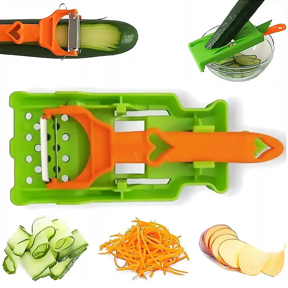 Cocororo Peeler Fruit And Vegetable Peeler Multifuncional Doble Strips For Potato Orange With Juicer And Potato Zest Peeler
