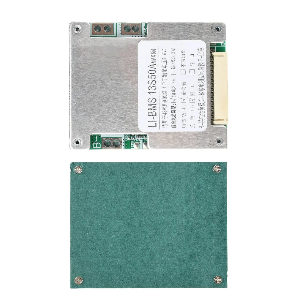 BMS 13S 48V 50A 18650 Li-ion Lithium Battery Pack Protection PCB Board Electronics For Electric Car Battery Car Balance Vehicle
