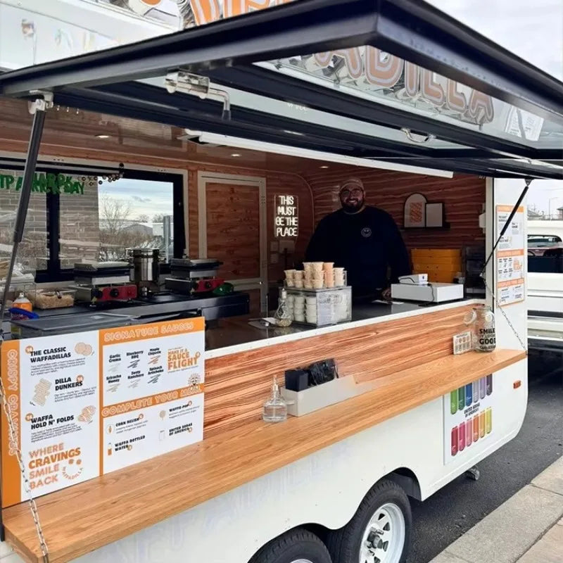 Top Selling Mobile Kitchen Food Carts and Food Ice Cream Pizza Coffee Trailer Truck Hot Sale