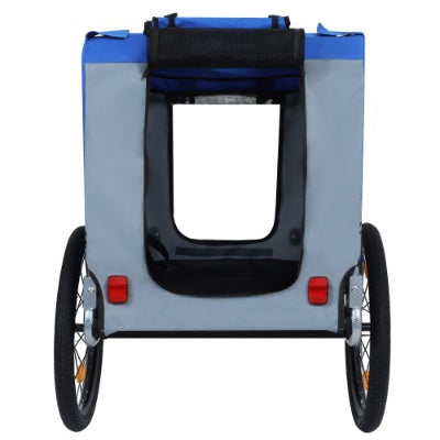 Large Folding Bike Trailer For Dogs  120LB Capacity All-Terrain Pet