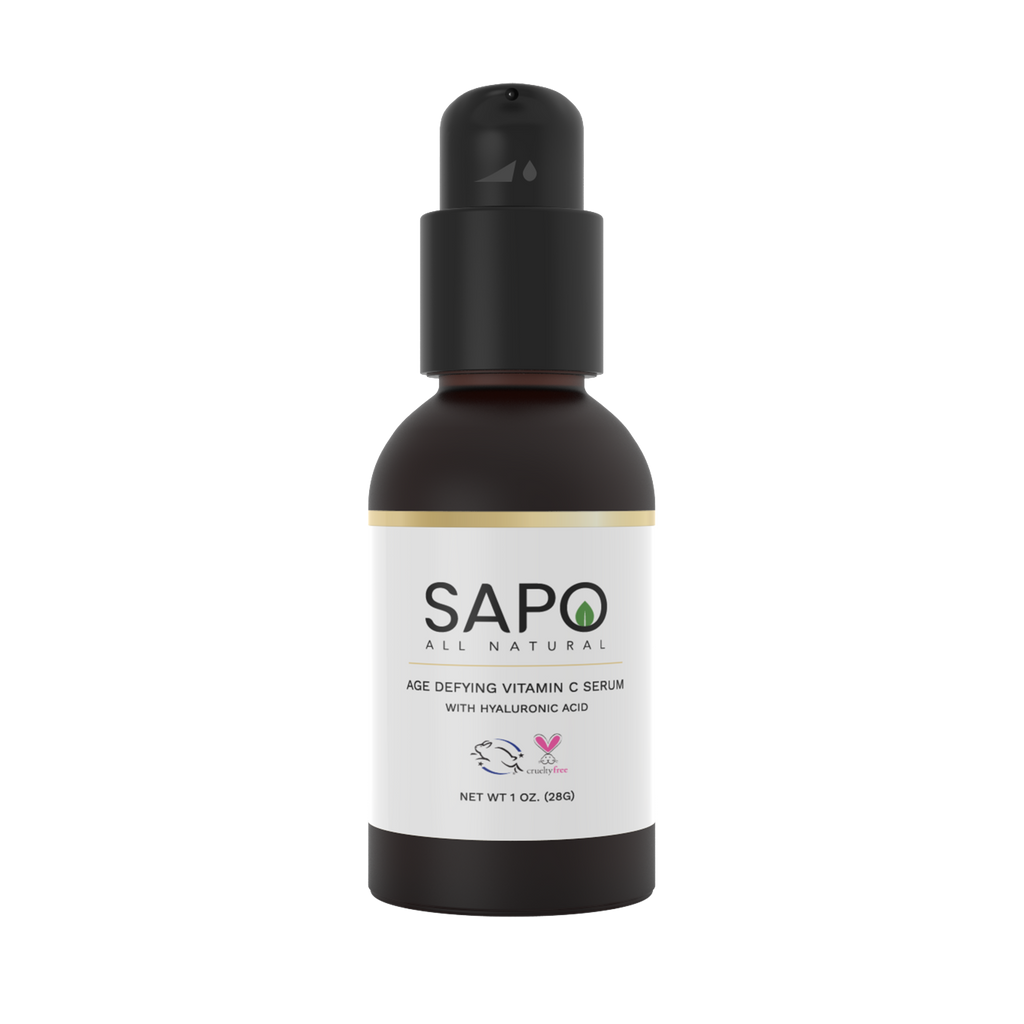 Sapo All Natural Vitamin C Hyaluronic Acid Face Serum, 1 oz