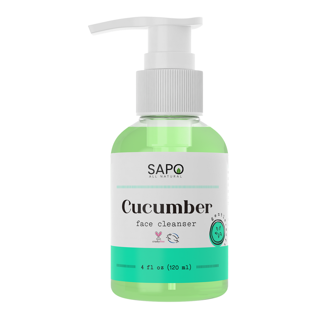 Sapo All Natural Cucumber Aloe Vera Hydrating Face Cleanser, 4 oz