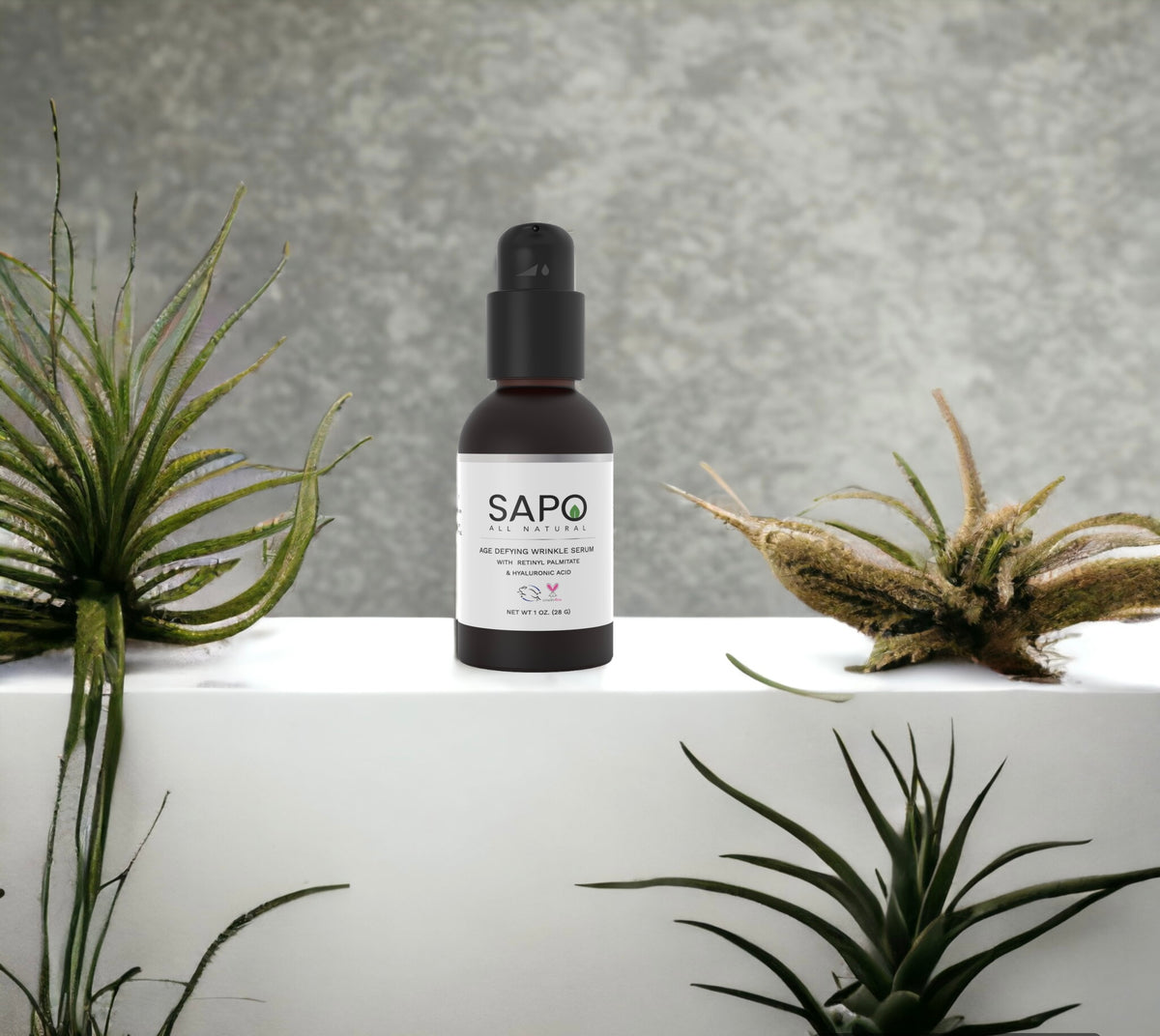 Sapo All Natural Bakuchiol Wrinkle Serum with Retinyl Palmitate, 1 oz