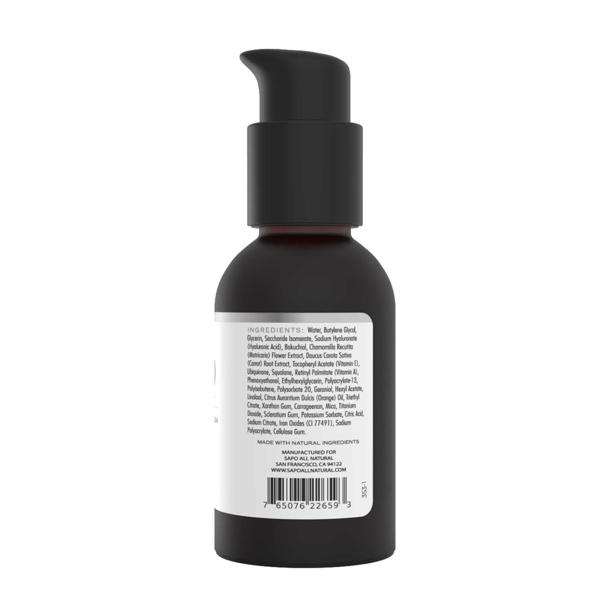 Sapo All Natural Bakuchiol Wrinkle Serum with Retinyl Palmitate, 1 oz