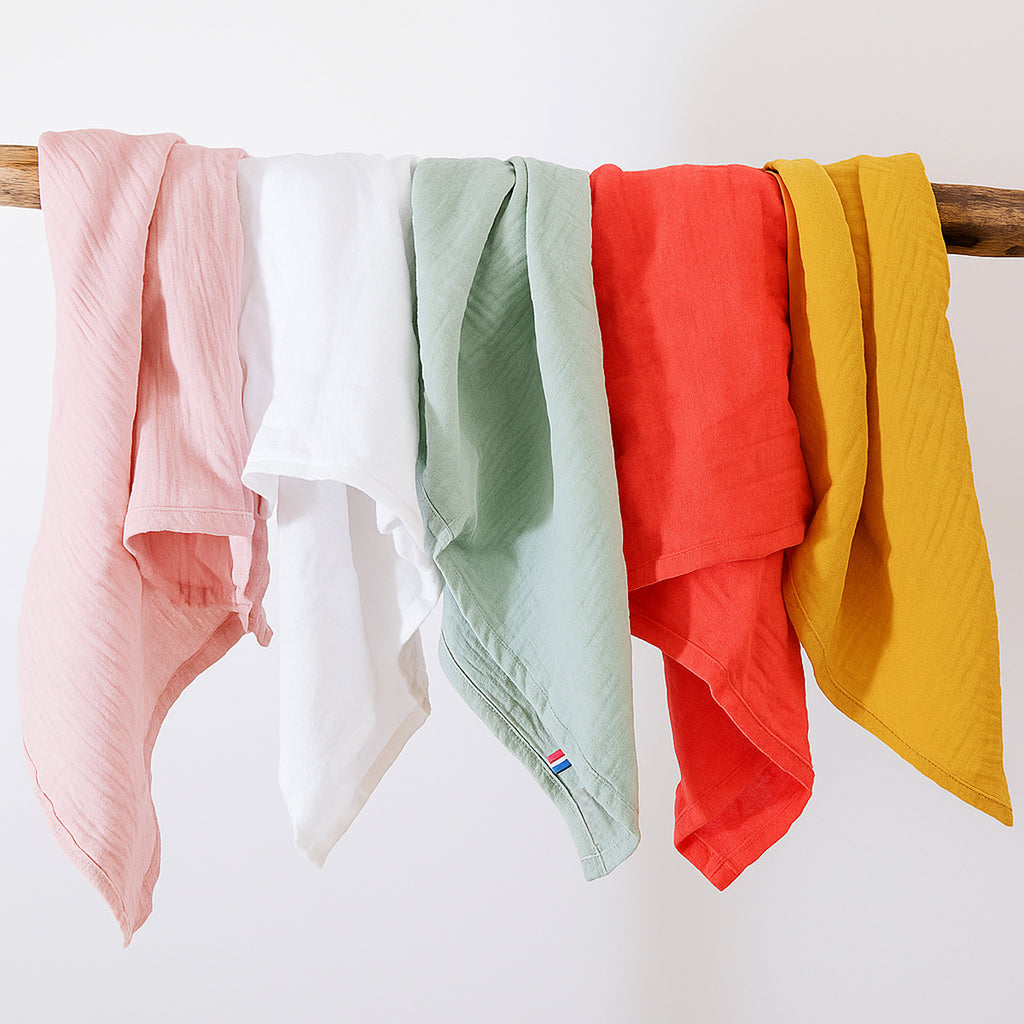 Organic Cotton Swaddles - Green
