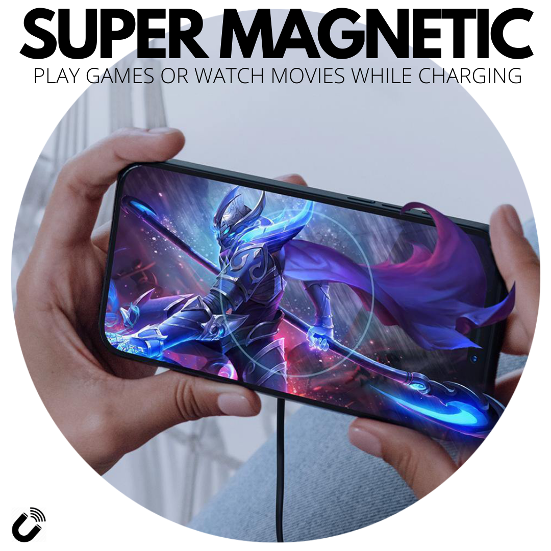 Samaray Magnetic Wireless Charger for iPhone 12/13 – MagSafe Compatible, 20W USB-C