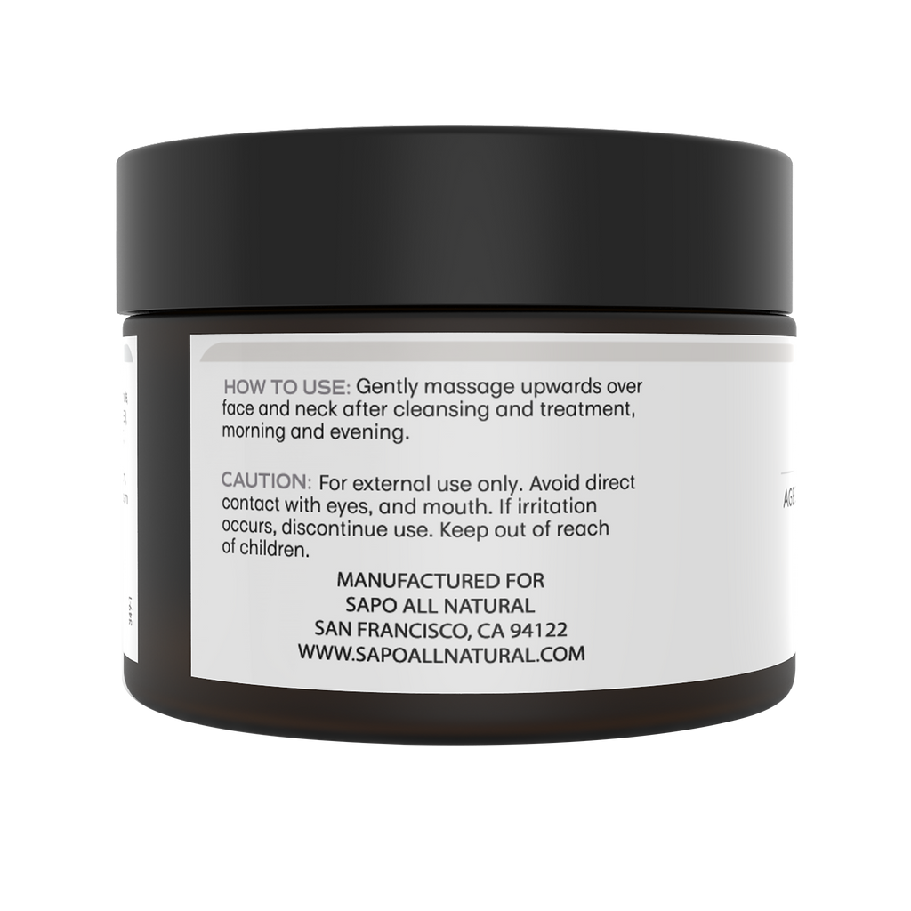 Sapo All Natural Niacinamide Hyaluronic Acid Night Cream, 2 oz