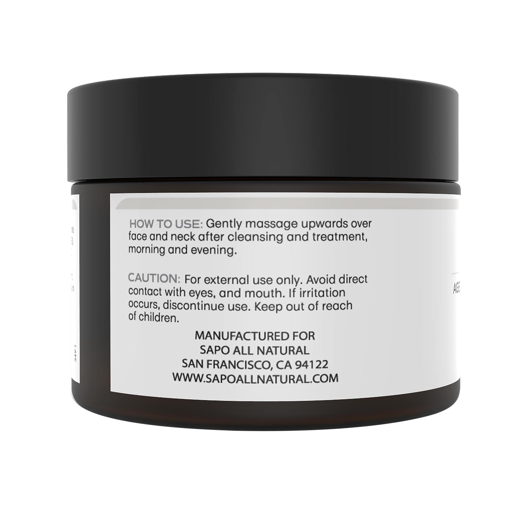 Sapo All Natural Niacinamide Hyaluronic Acid Night Cream, 2 oz