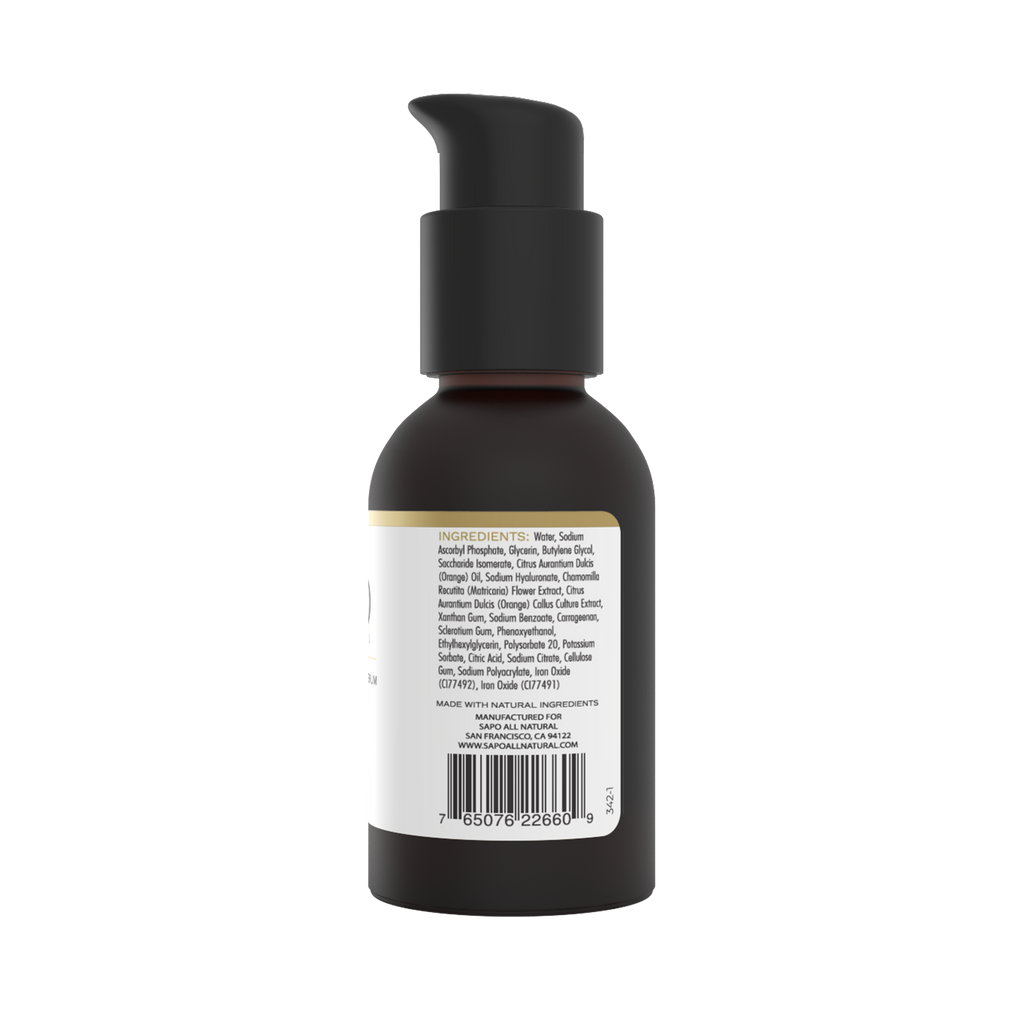 Sapo All Natural Vitamin C Hyaluronic Acid Face Serum, 1 oz