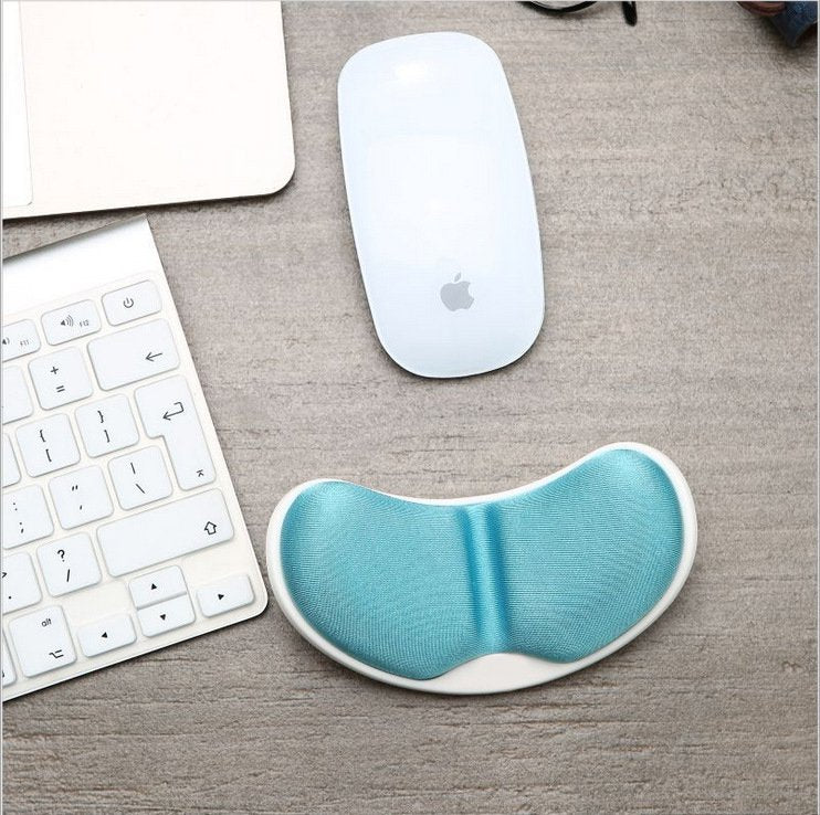 Memory Foam Wrist Rest Mouse Pad – Non-Slip Ergonomic Computer Desk Pad