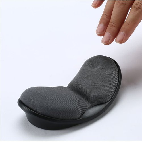 Memory Foam Wrist Rest Mouse Pad – Non-Slip Ergonomic Computer Desk Pad