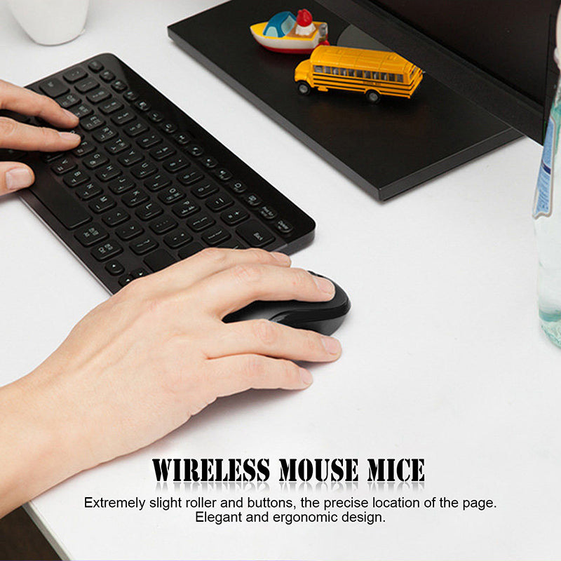 Wireless Optical Mouse – 800/1000/1200 DPI, 10m Range, USB Nano Receiver