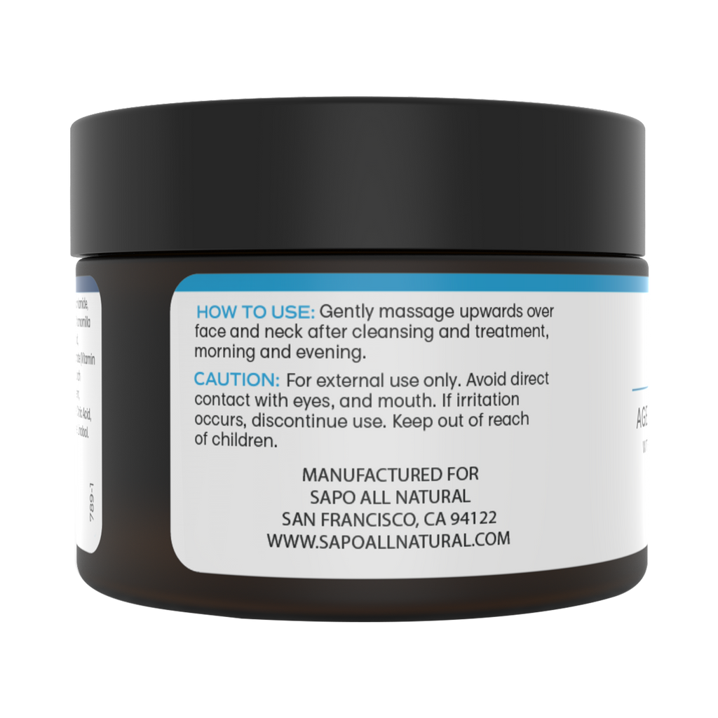 Sapo All Natural Niacinamide Hyaluronic Acid Face Moisturizer, 2 oz