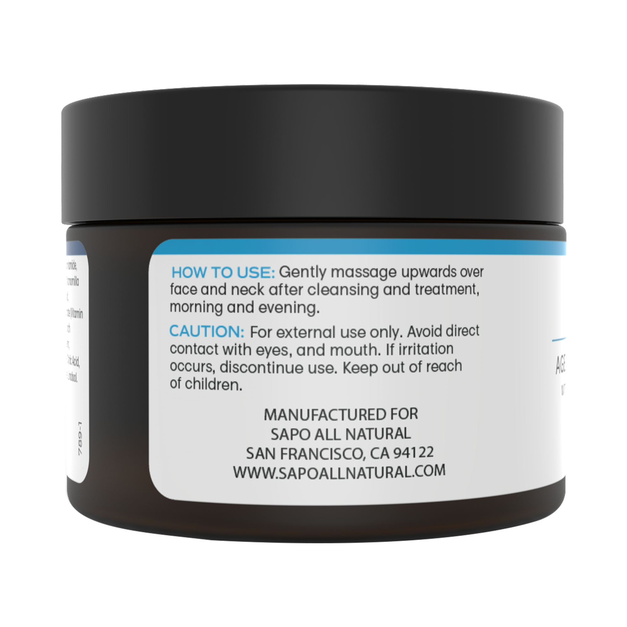 Sapo All Natural Niacinamide Hyaluronic Acid Face Moisturizer, 2 oz