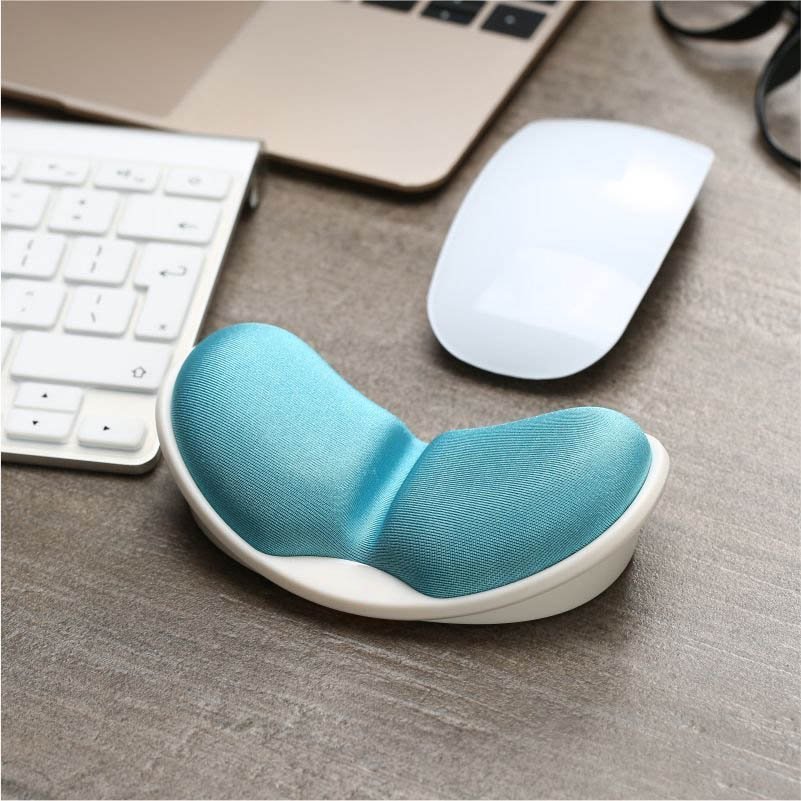 Memory Foam Wrist Rest Mouse Pad – Non-Slip Ergonomic Computer Desk Pad