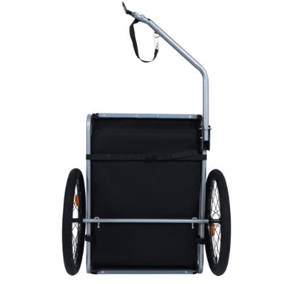 Large Folding Bike Trailer For Dogs  120LB Capacity All-Terrain Pet